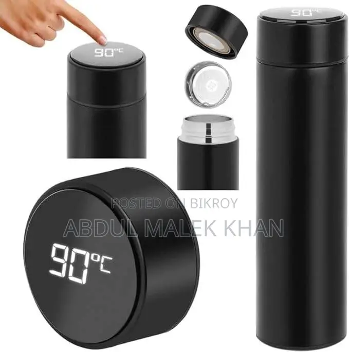 Insulating Pot Smart Cup Stainless Steel LED Digital Smart Vacuum Cup 