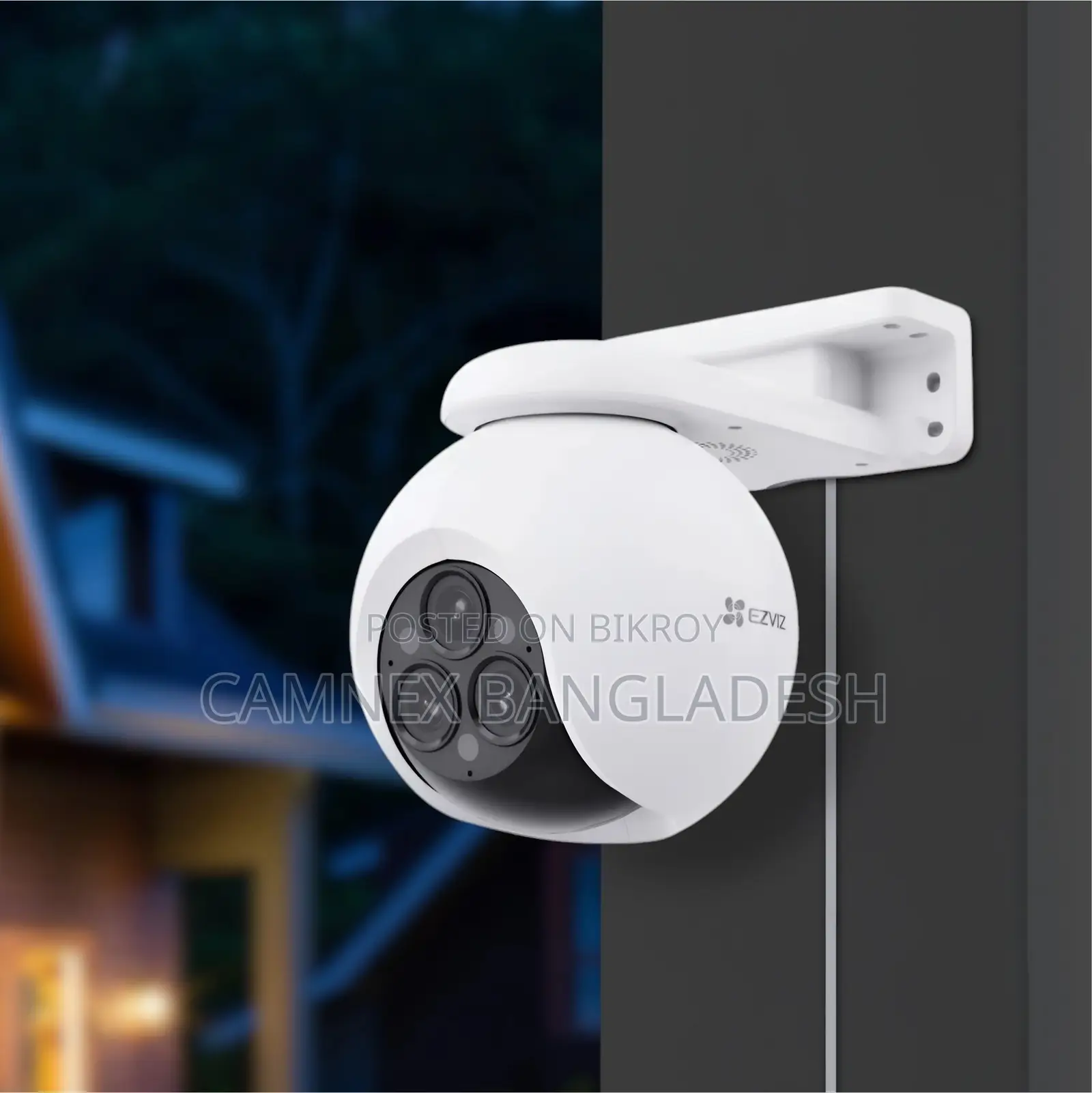 EZVIZ H80f Multi 12MP Triple-Lens 2K+ Smart WiFi PTZ Outdoor Security 