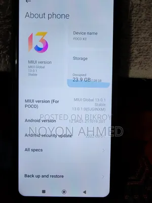 Xiaomi Poco X3 128 GB Blue