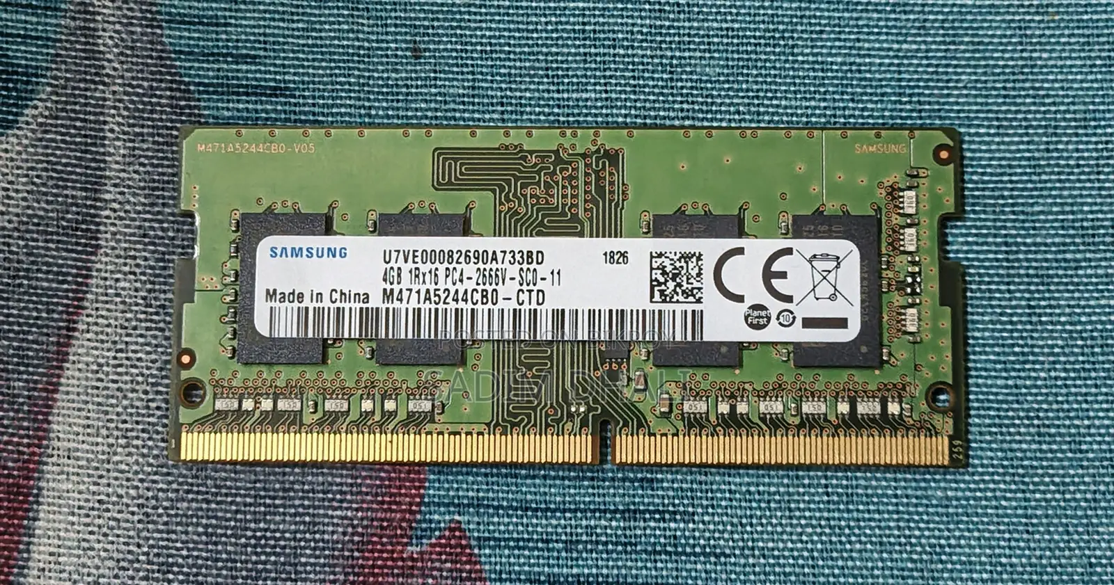 Samsung M471a5244cb0-CTD 4gb 1rx16 Pc4-2666v-Sco-11 Ram