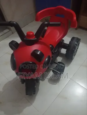 The toy is very good, battery operated, can run all day and one foot