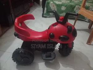 The toy is very good, battery operated, can run all day and one foot
