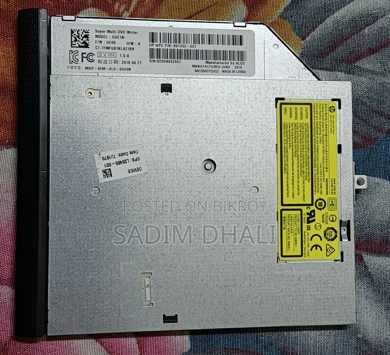Original HP Slim DVD Writer (GUE1N)