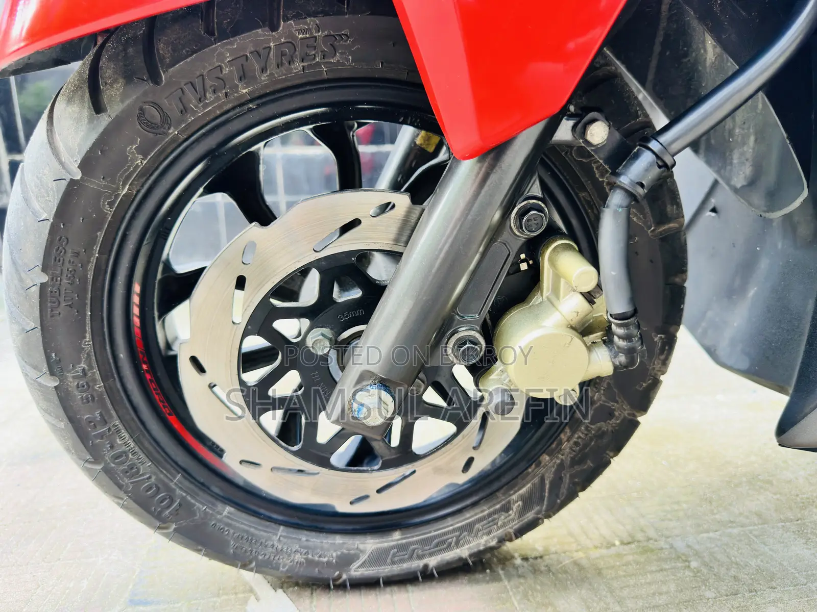 TVS Ntorq 125 2022 Red