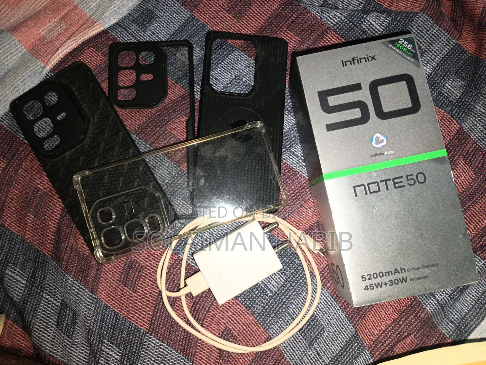 Infinix Note 50 4G 256 GB Black