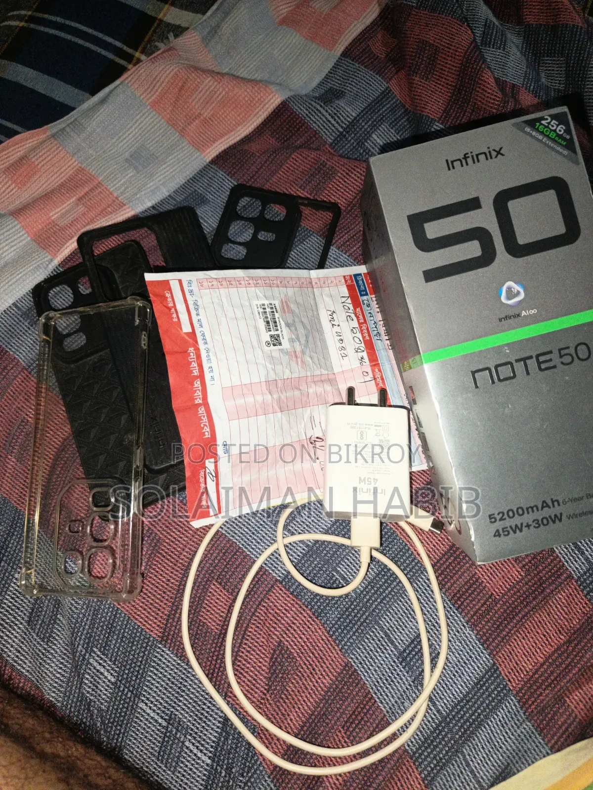 Infinix Note 50 4G 256 GB Black