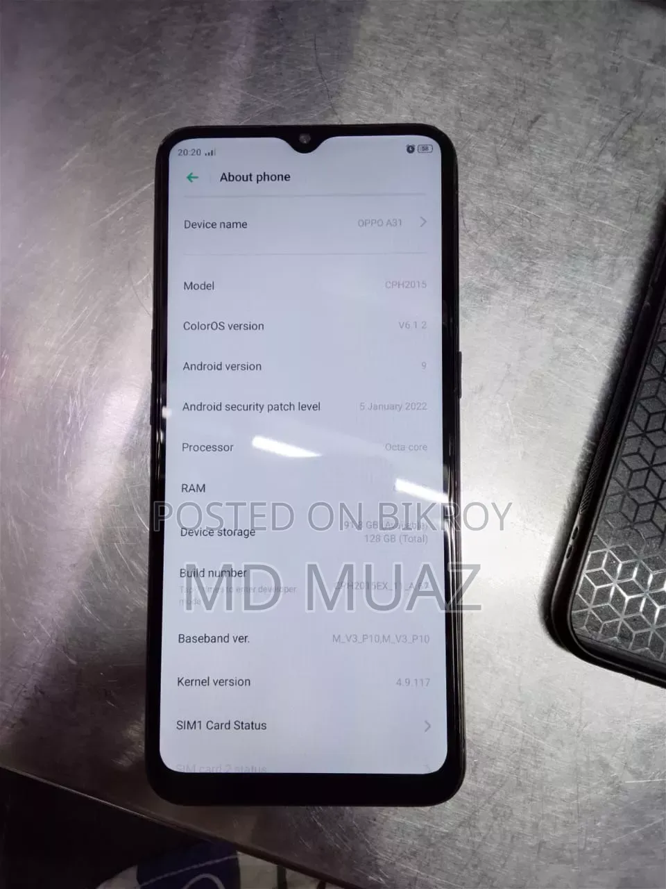 Oppo A31 ১২৮ জিবি ব্ল্যাক