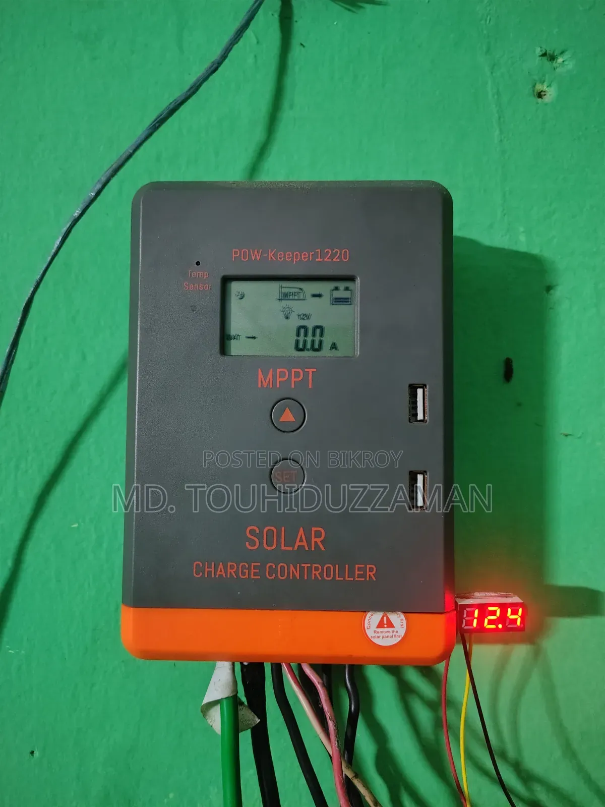 PowMr 20A MPPT Solar Charge Controller