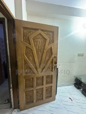 শেগুন কাঠের দরজা চৌকাঠ সহ (সেকেন্ড হ্যান্ড)