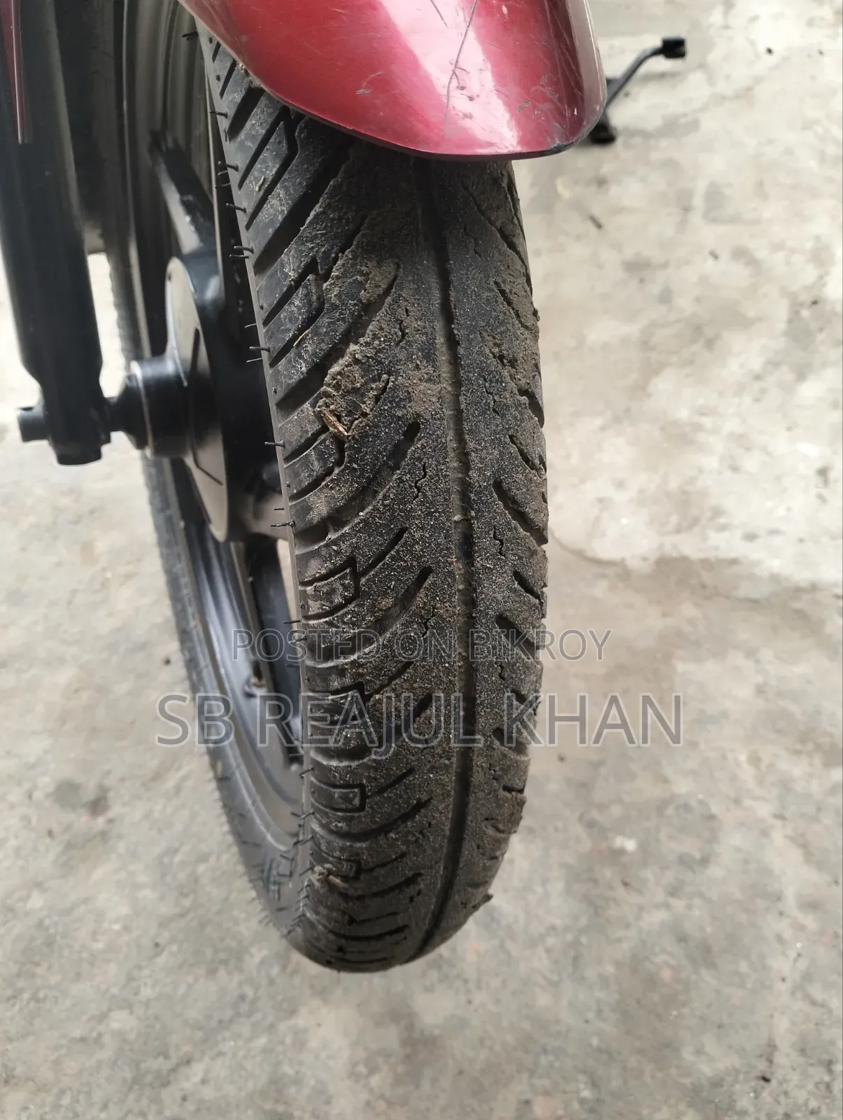 Bajaj Discover 100 2014 Red