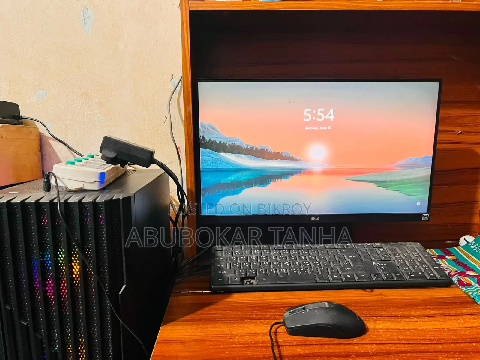 Desktop Computer Abs 8gb Amd Ryzen 5 SSD 256gb