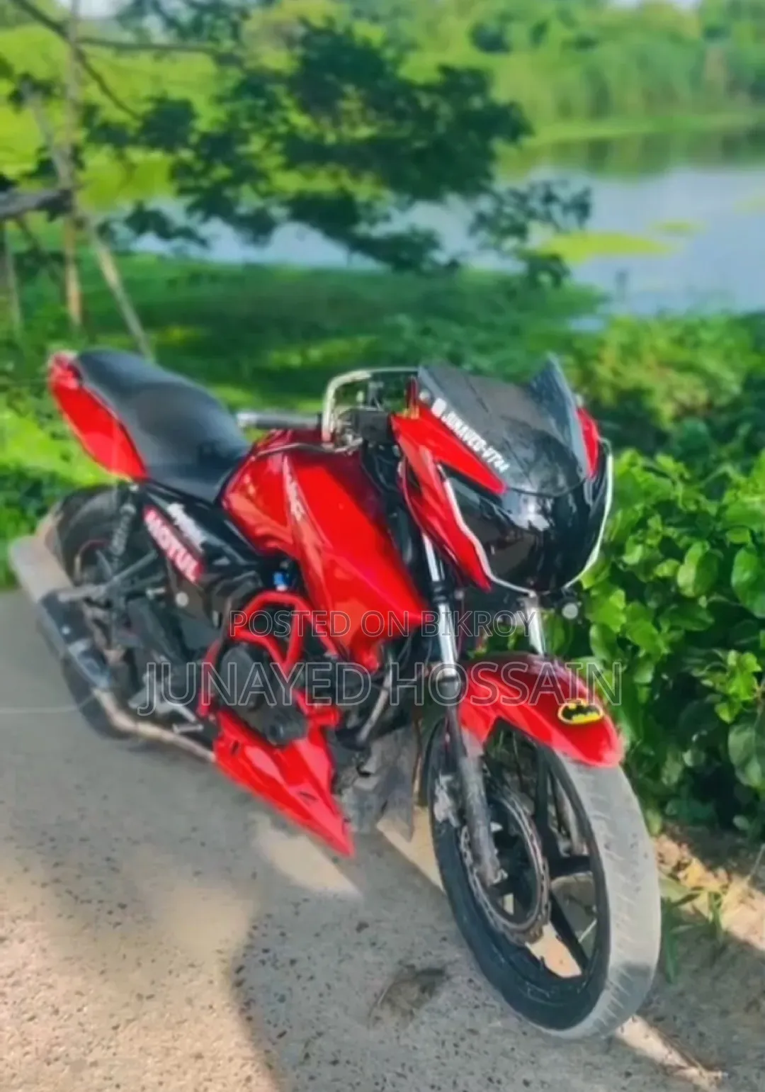 TVS Apache RTR 160 2V 2018 Red