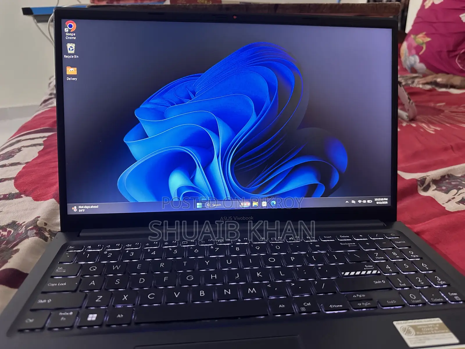 Laptop Asus Vivobook 15 16GB Intel Core i7 SSD 512GB