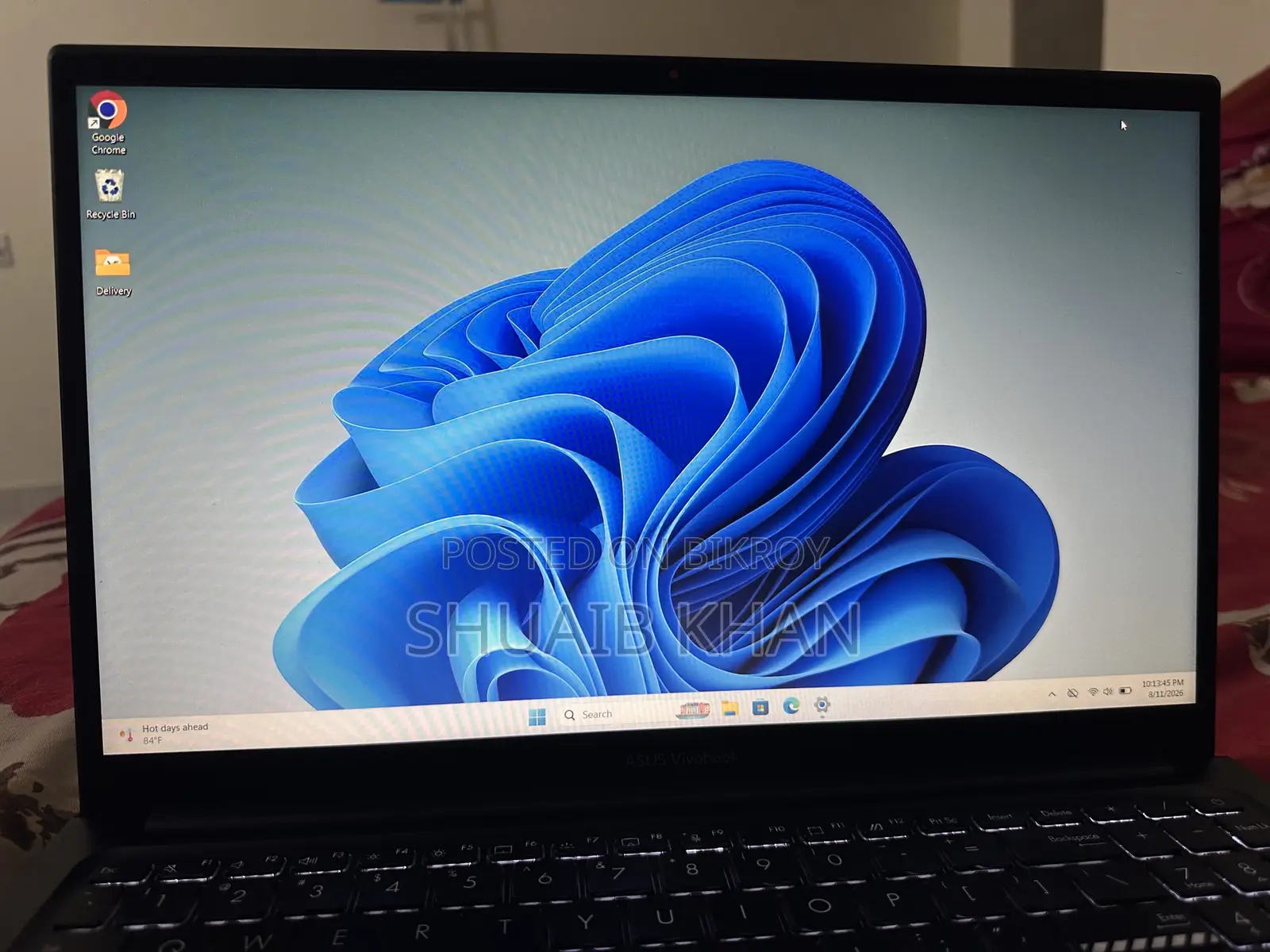 Laptop Asus Vivobook 15 16GB Intel Core i7 SSD 512GB