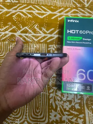 ইনফিনিক্স হট ৬০ প্রো প্লাস ১২৮ জিবি গ্রে