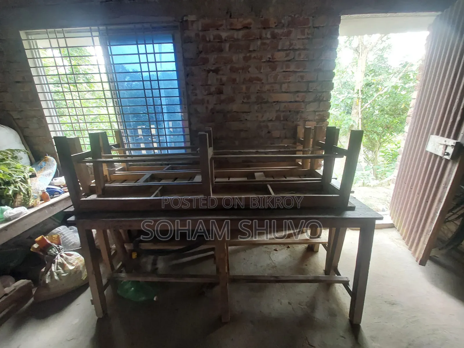 কাঠের ব্রেঞ্চ বিক্রি