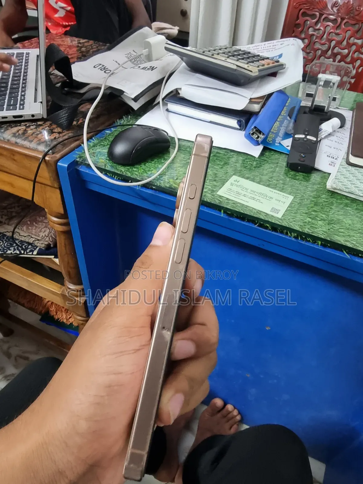 নতুন অ্যাপল আইফোন ১৬ প্রো ম্যাক্স ২৫৬ জিবি রোজ গোল্ড
