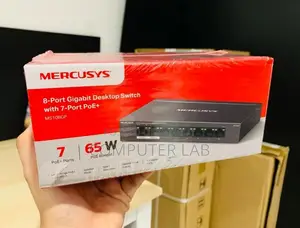 New Mercusys MS108GP 8-Port PoE Gigabit Desktop Switch With Warranty