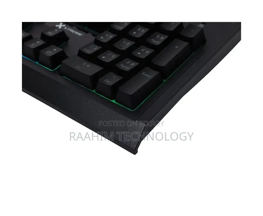 Xtreme K502R RGB Backlit Bangla Keyboard Brand New