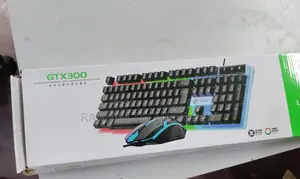 Limeide GTX300 কালারফুল এলইডি গেমিং কিবোর্ড ও মাউস কম্বো ব্র্যান্ড নিউ