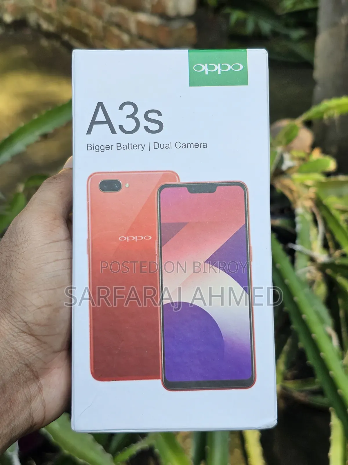 New Oppo A3s 256 GB Pink