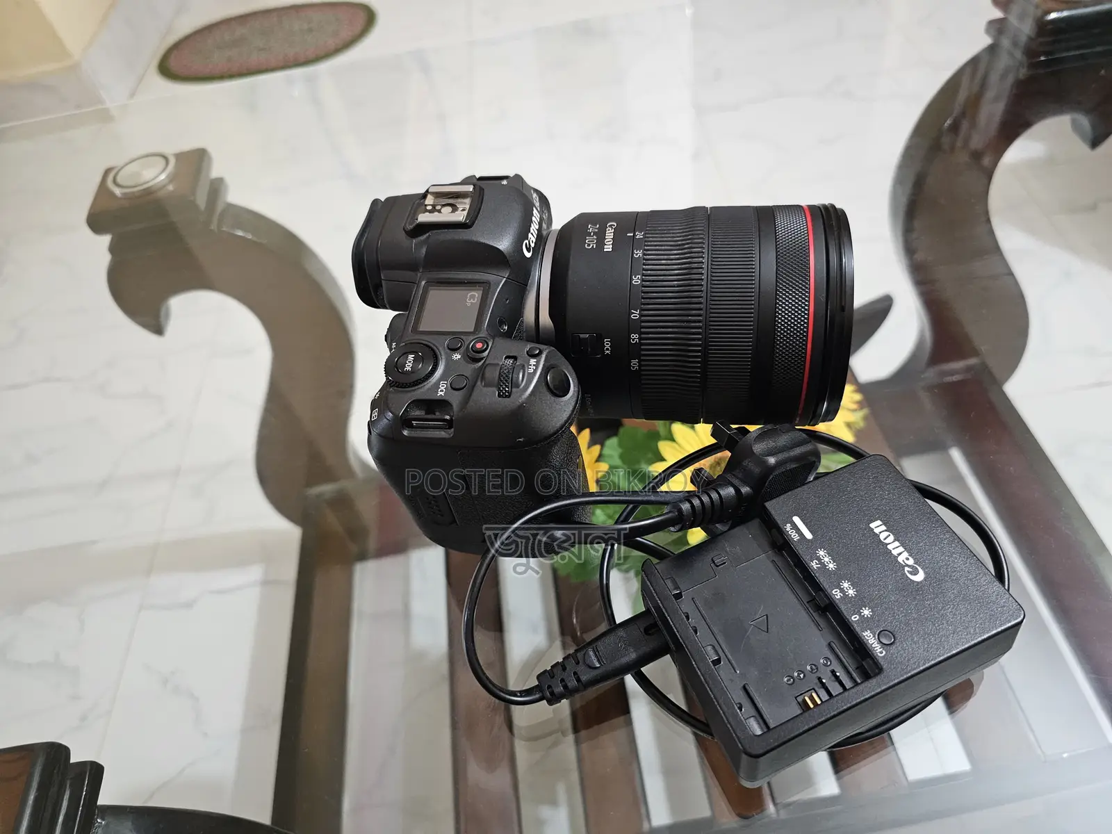 Canon EOS R5 Mirrorless Camera Paired With RF24-105mm F/4l IS USM Lens