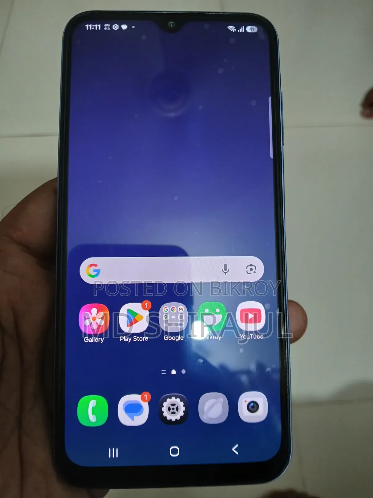 স্যামসাং গ্যালাক্সি এ২৫ ১২৮ জিবি নীল