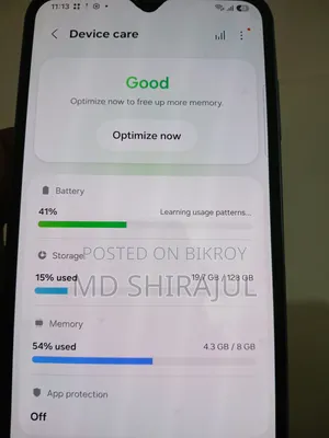 স্যামসাং গ্যালাক্সি এ২৫ ১২৮ জিবি নীল