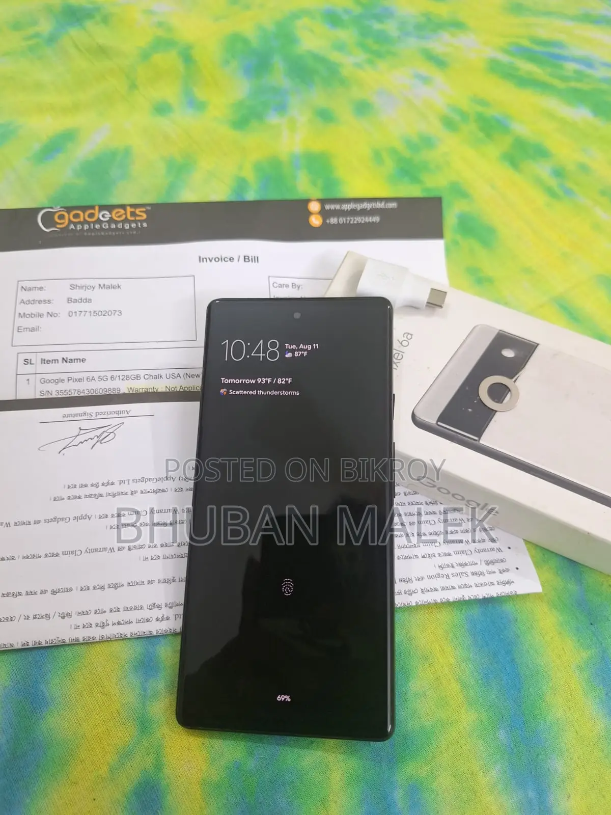 Google Pixel 6a 128 GB White
