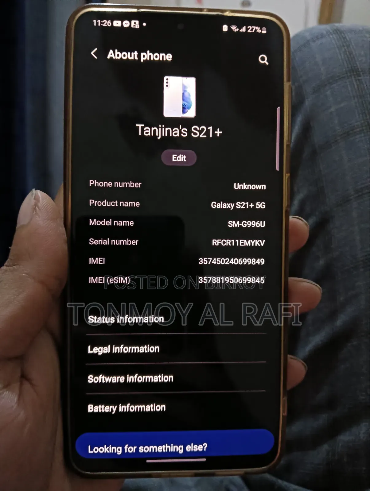 Samsung Galaxy S21+ 5G 128 GB Silver
