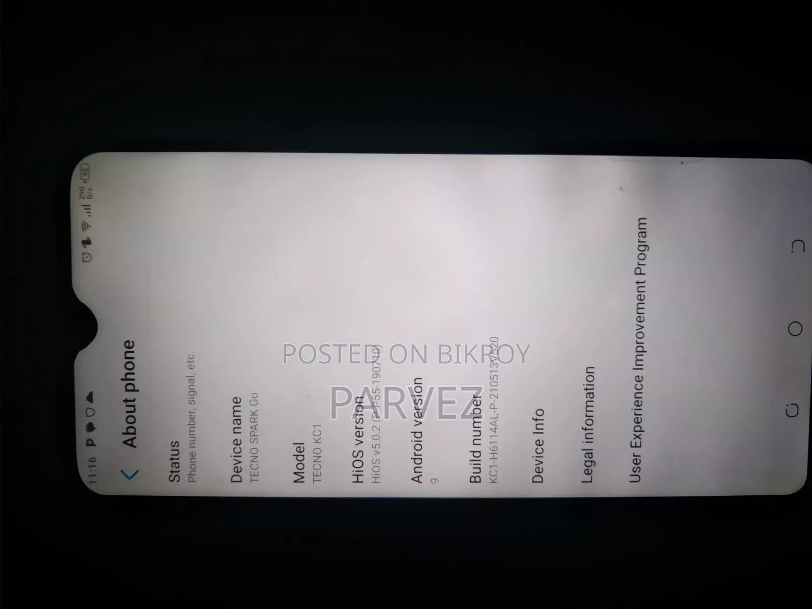 Tecno Spark Go 64 GB Black