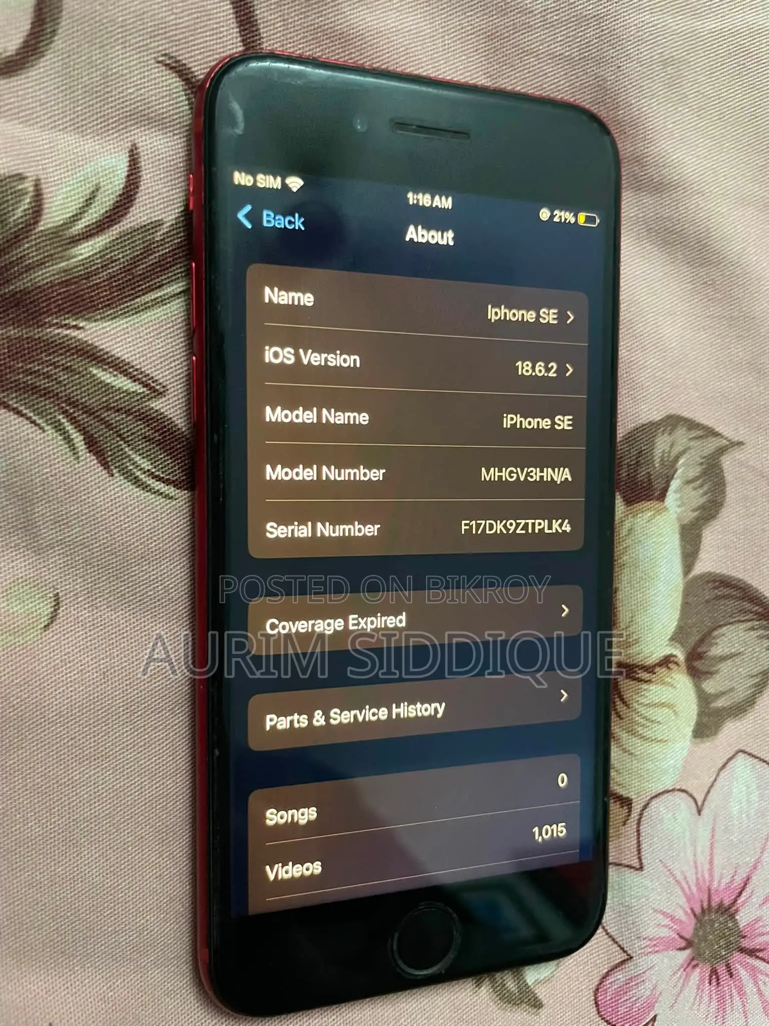 Apple iPhone SE (2020) 128 GB Red
