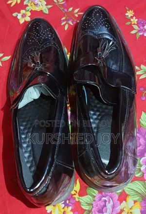 Loafers Men's Thick-Soled
Patent Leather Glossy
Formal Leather Shoes