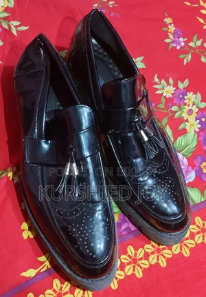 Loafers Men's Thick-Soled
Patent Leather Glossy
Formal Leather Shoes