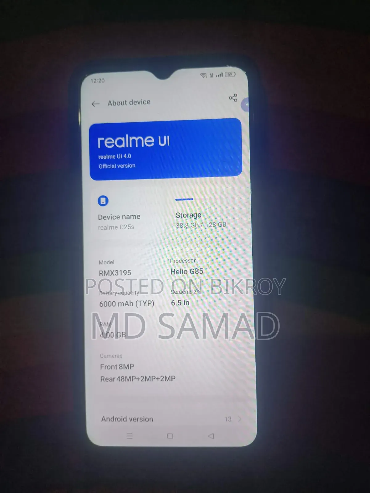 Realme C25s 128 GB Black