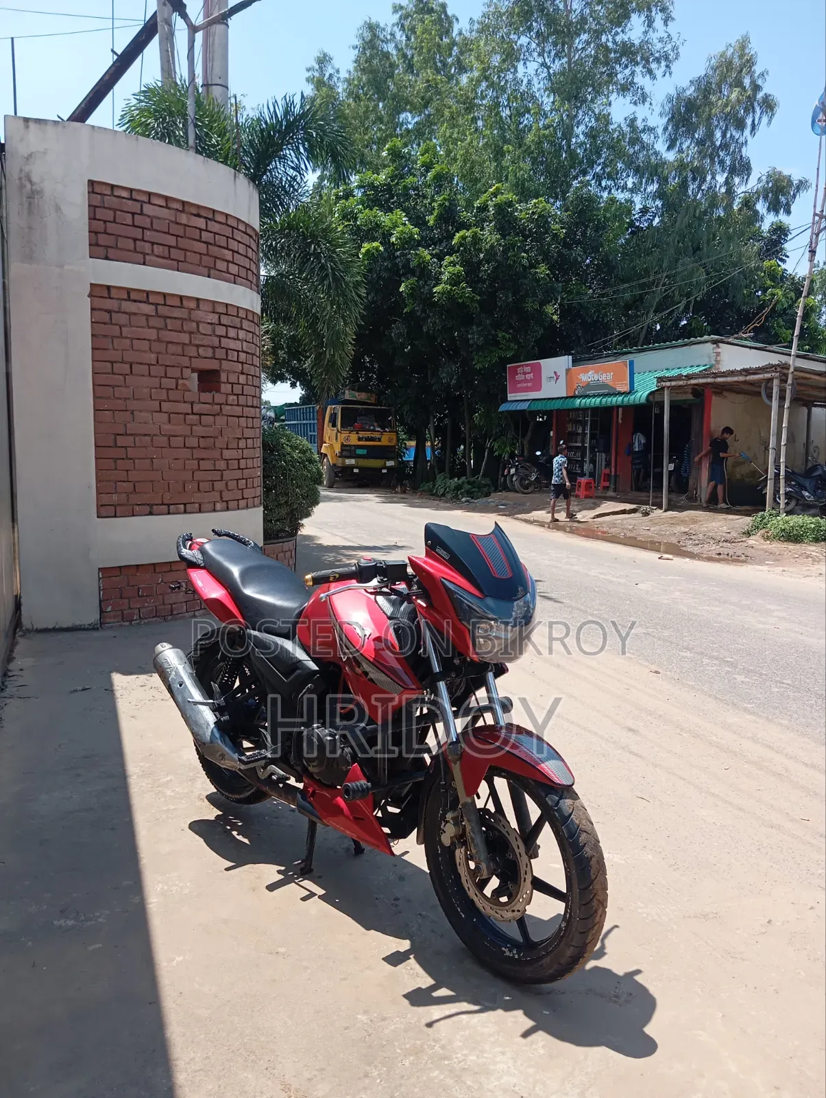 TVS Apache RTR 160 2v Refresh X-connect 2018 Red