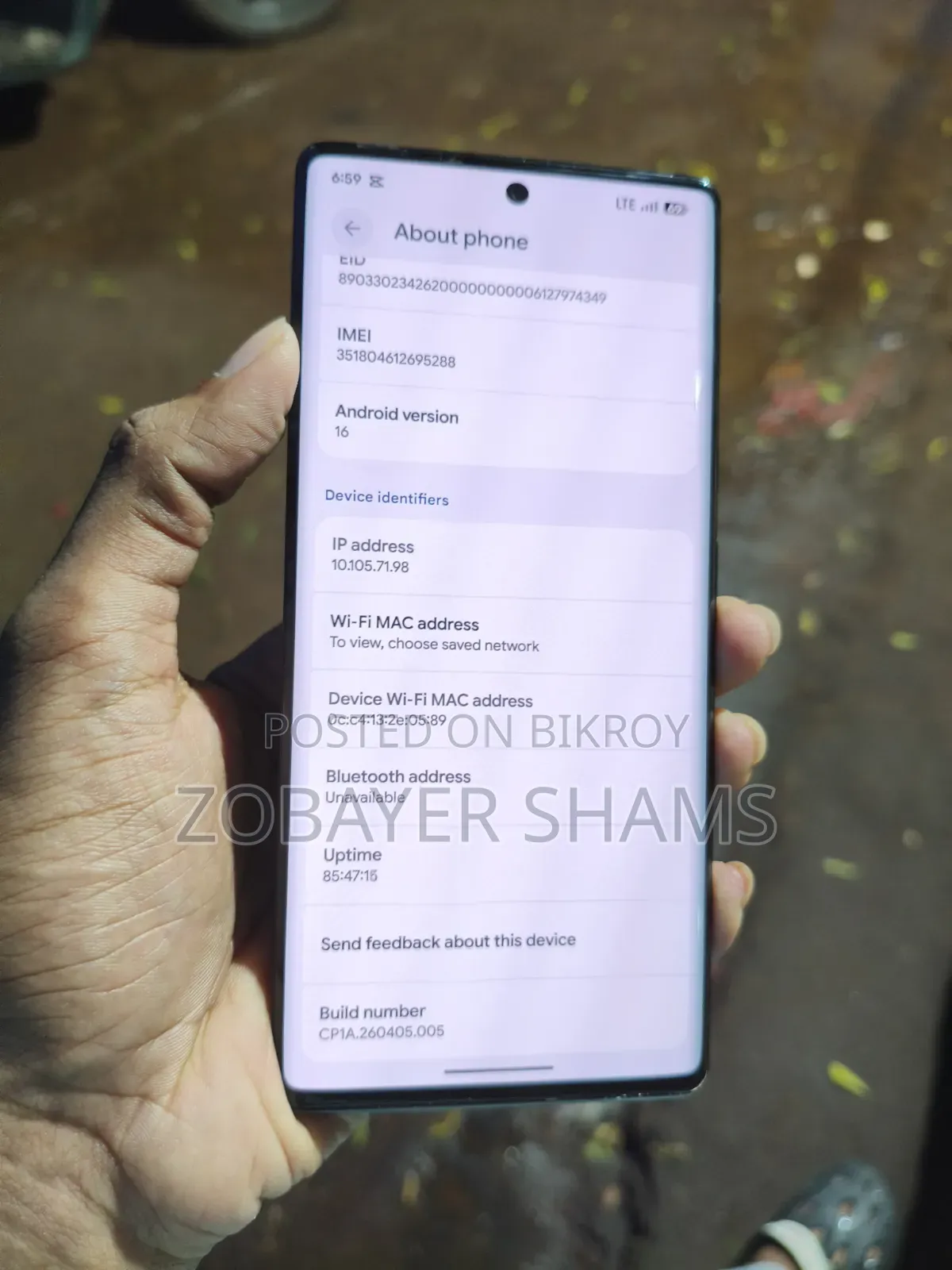 Google Pixel 6 Pro 256 GB Black