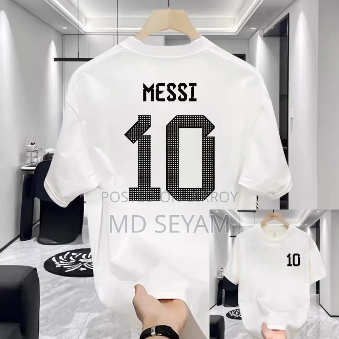 Lionel Messi's Jersey, Brand New T-Shirt. Sale for Offer Price