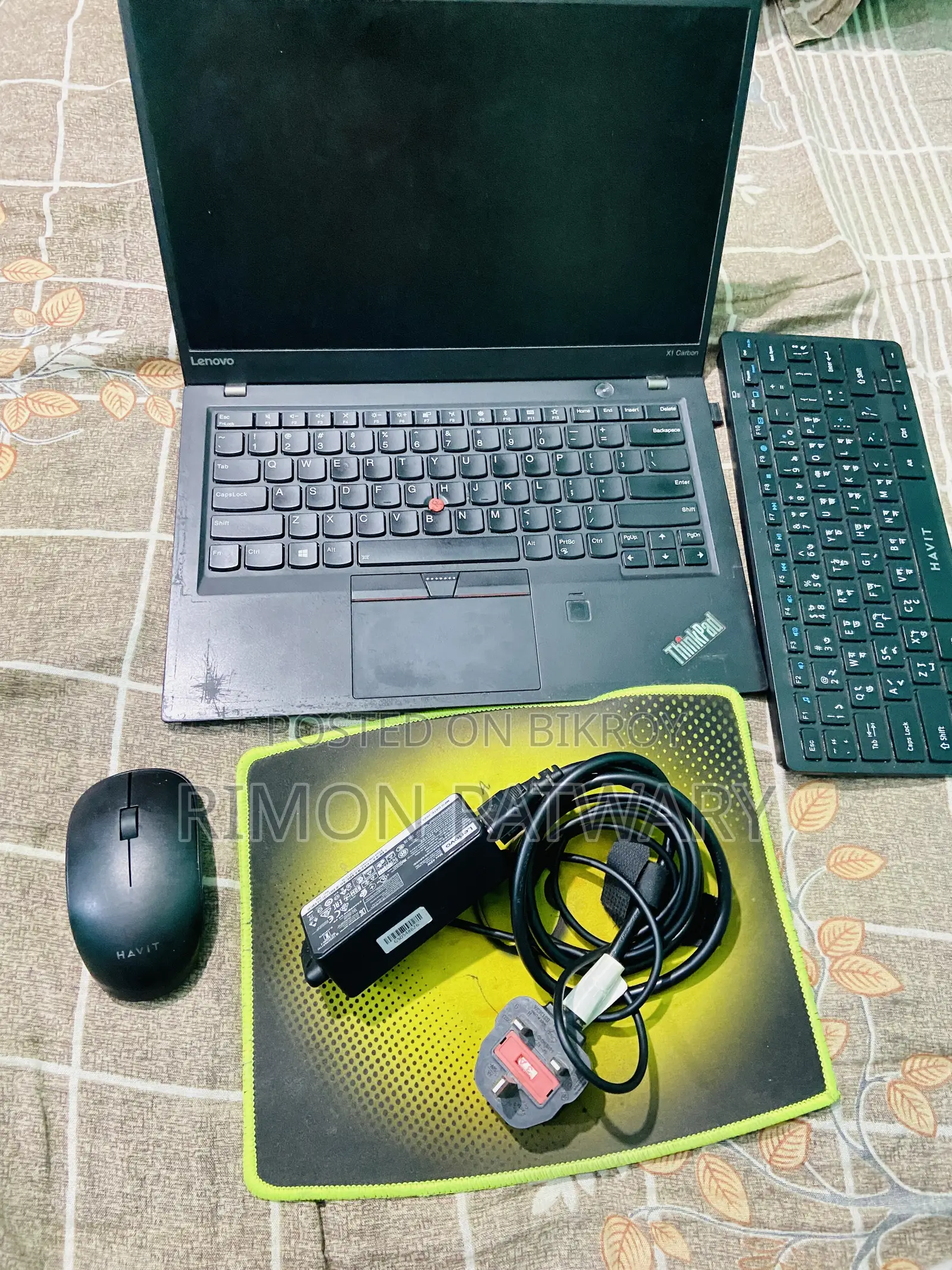 Laptop Lenovo ThinkPad X1 Carbon 8GB Intel Core i5 SSD 256GB