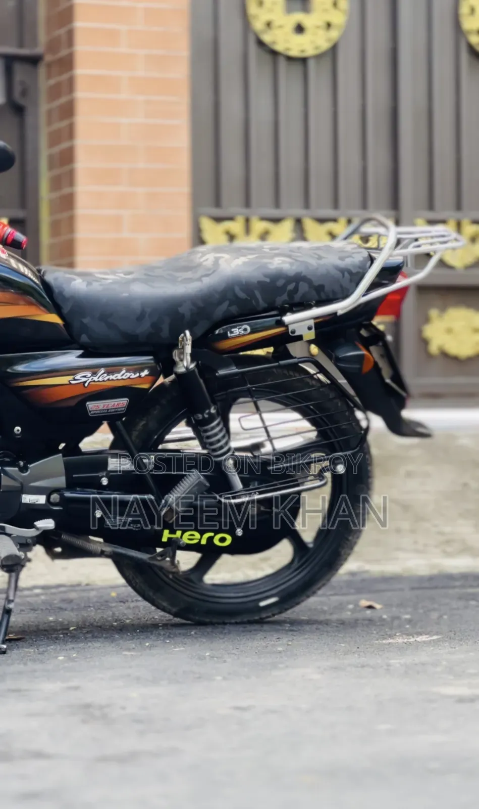 Hero Splendor Plus 2022 Black