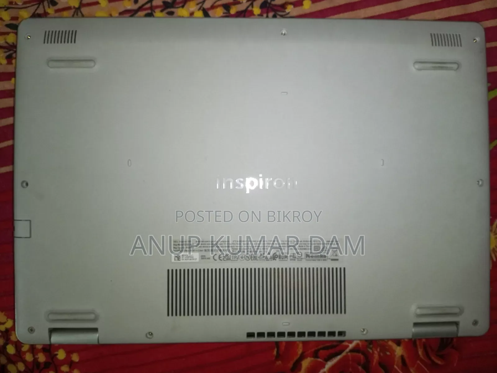 ল্যাপটপ ডেল ইনস্পিরন ১৫ ১২জিবি ইন্টেল কোর আই৫ এইচডিডি ১টি