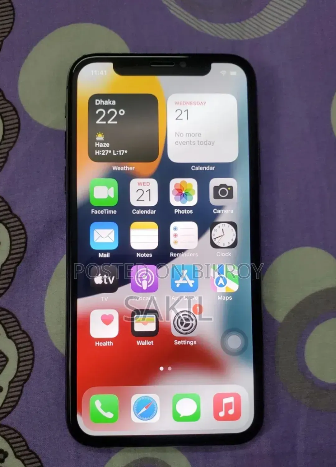 Apple iPhone X 256 GB Black
