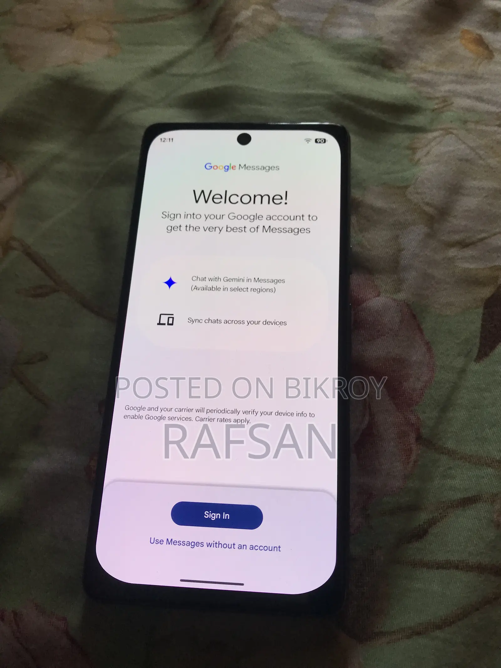 গুগল পিক্সেল ৭ ১২৮ জিবি ব্ল্যাক