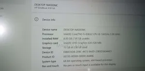 Laptop HP EliteBook 840 G6 8GB Intel Core i5 SSD 250GB