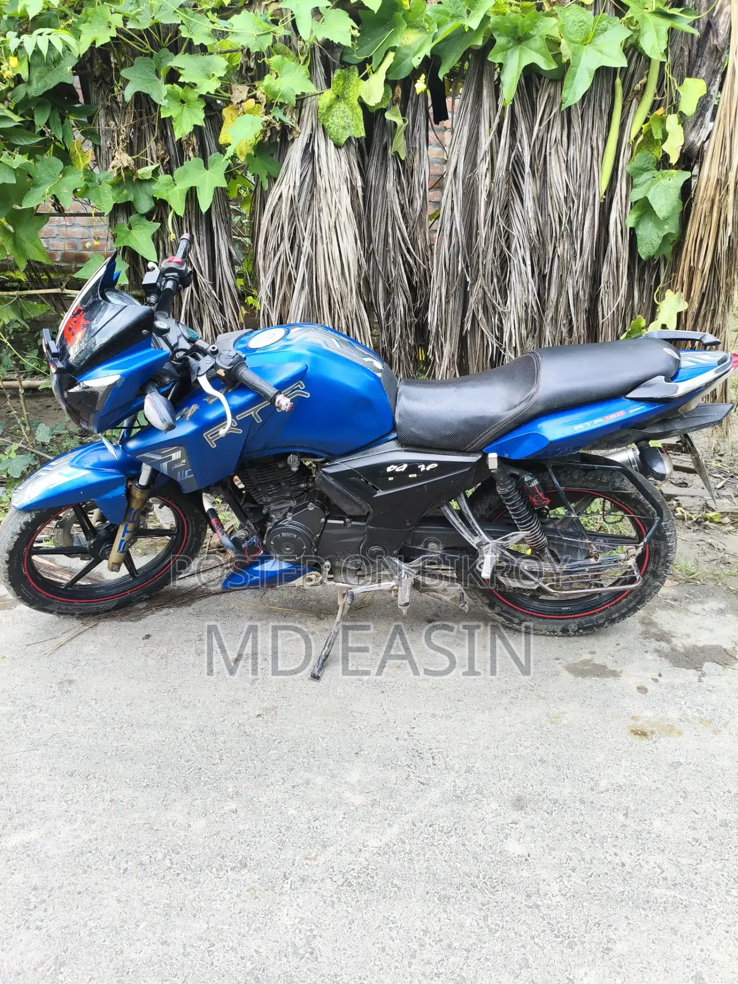 New TVS Apache RTR 160 2V 2017 Blue