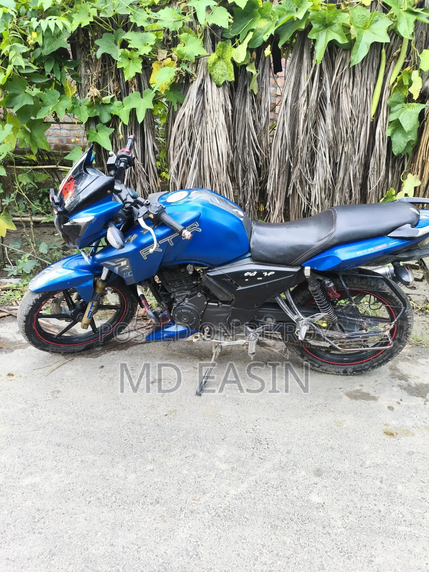 New TVS Apache RTR 160 2V 2017 Blue