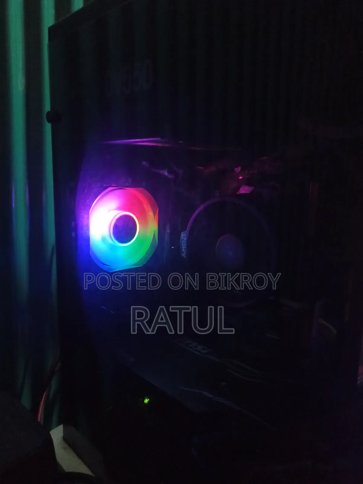 Desktop Computer Msi 16gb Amd Ryzen 5 Hdd+ssd 750gb