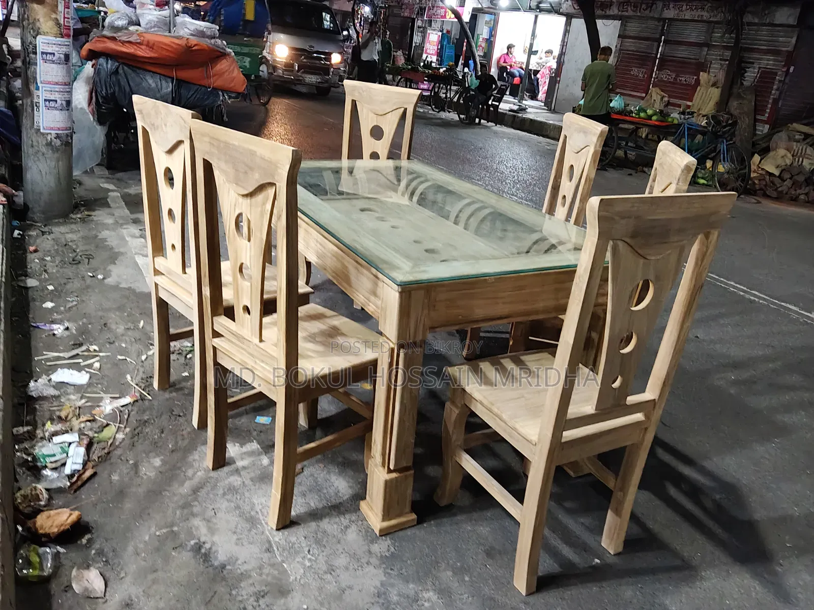 ৬টি চেয়ারসহ ডাইনিং সেট