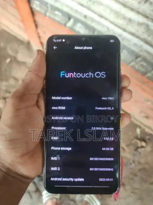 Vivo Y15 64 GB Blue