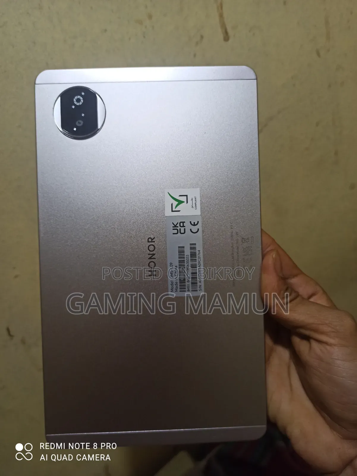 Honor Pad X7 128 GB Gray